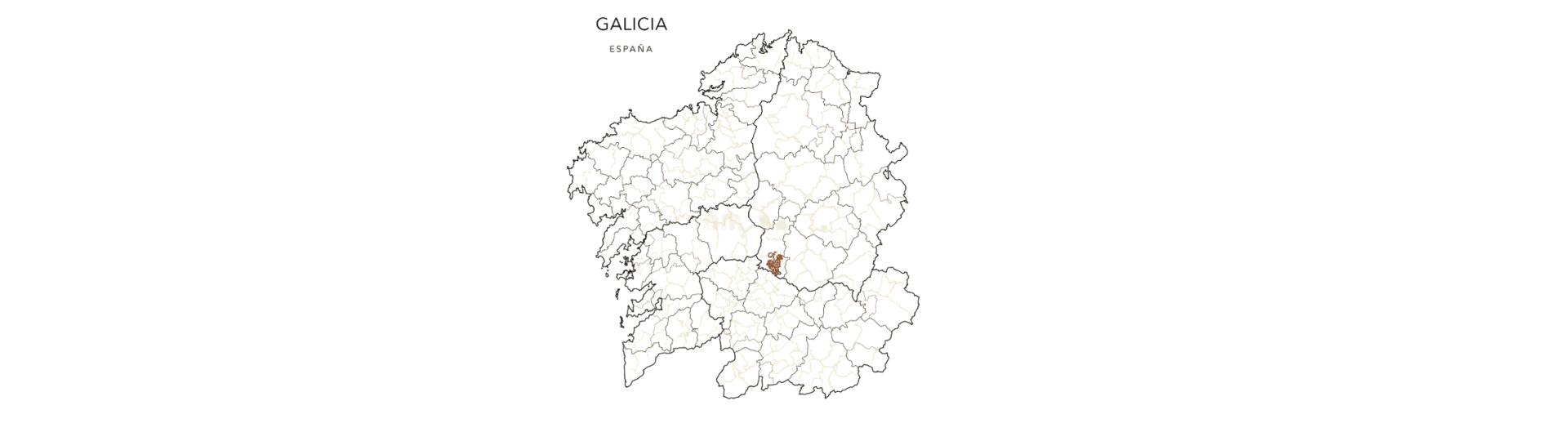 Mapa Galicia Ribeira Sacra